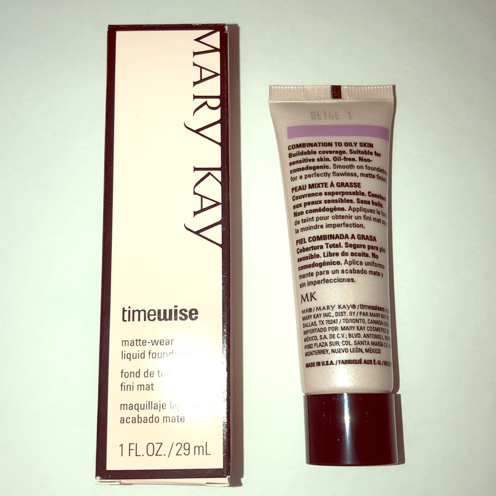 Mary Kay Matte- Wear Liquid Foundation Beige 1